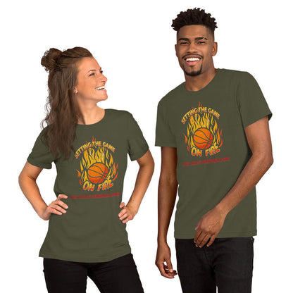 Meno-up Store T-SHIRT Setting the game on fire - T-shirt