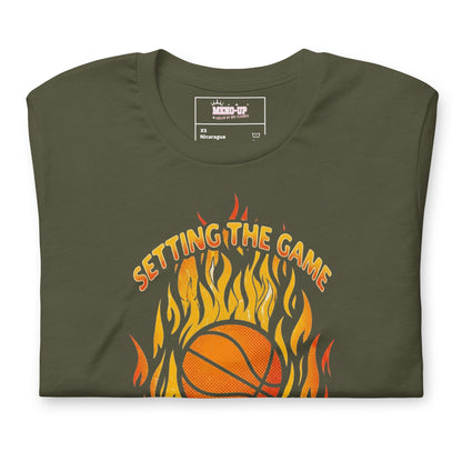 Meno-up Store T-SHIRT Setting the game on fire - T-shirt