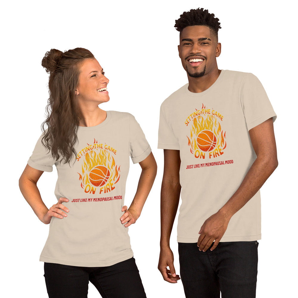 Meno-up Store T-SHIRT Setting the game on fire - T-shirt