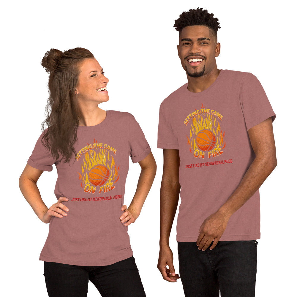 Meno-up Store T-SHIRT Setting the game on fire - T-shirt