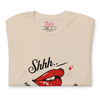 Meno-up Store T-SHIRT Shht - Hot Flash in progress T-shirt