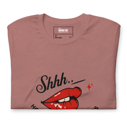 Meno-up Store T-SHIRT Shht - Hot Flash in progress T-shirt