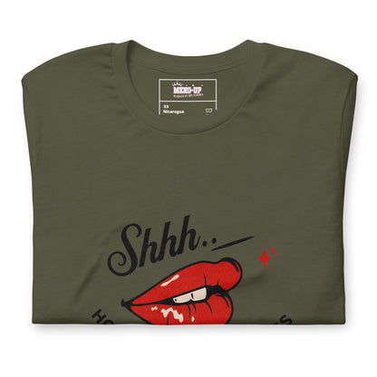 Meno-up Store T-SHIRT Shht - Hot Flash in progress T-shirt