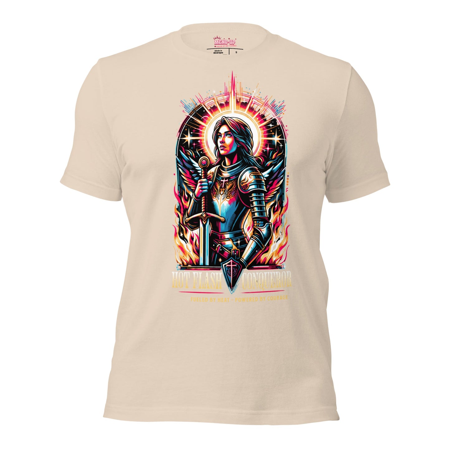 Meno-up Store T-SHIRT Soft Cream / XS Hot Flash Conqueror T-shirt