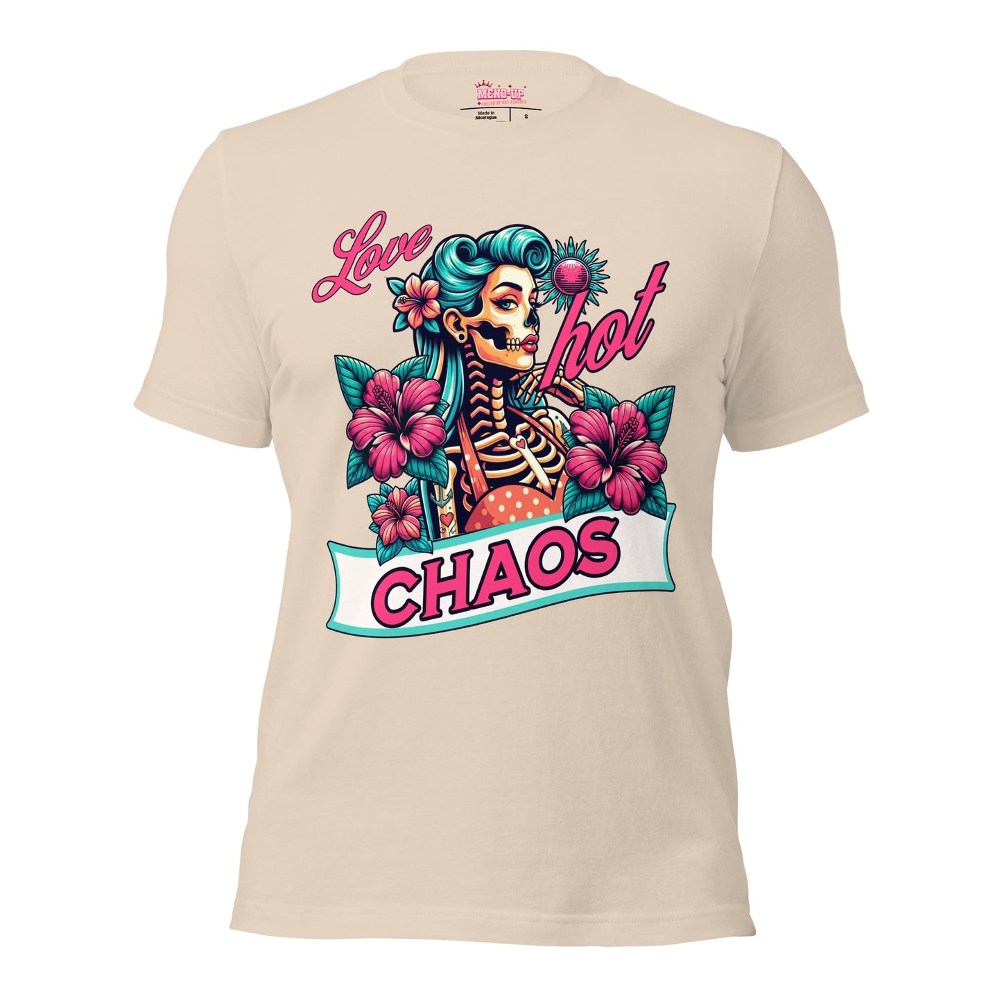 Meno-up Store T-SHIRT Soft Cream / XS Love Hot chaos - T-shirt