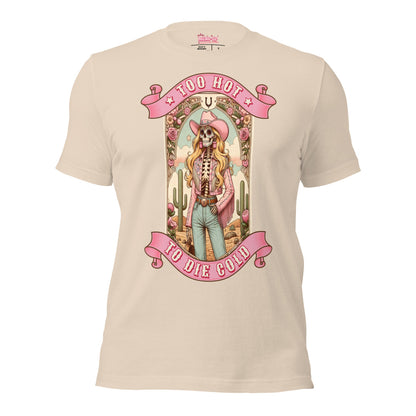 Meno-up Store T-SHIRT Soft Cream / XS Too hot to die cold - T-shirt