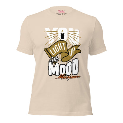 Meno-up Store T-SHIRT Soft Cream / XS You light up my mood - T-shirt