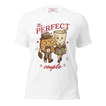 Meno-up Store T-SHIRT Solid White Blend / S Valentine's Edition - the Perfect Couple