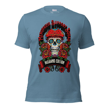 Meno-up Store T-SHIRT Steel Blue / XS Menopause Support Squad - T-shirt