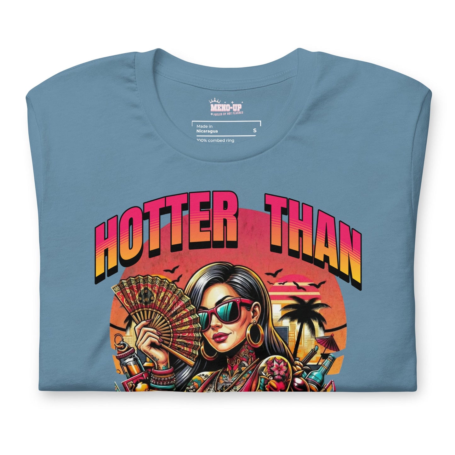 Meno-up Store T-SHIRT Valentin's Edition - Hotter than my valentin Tee