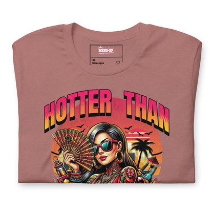 Meno-up Store T-SHIRT Valentin's Edition - Hotter than my valentin Tee