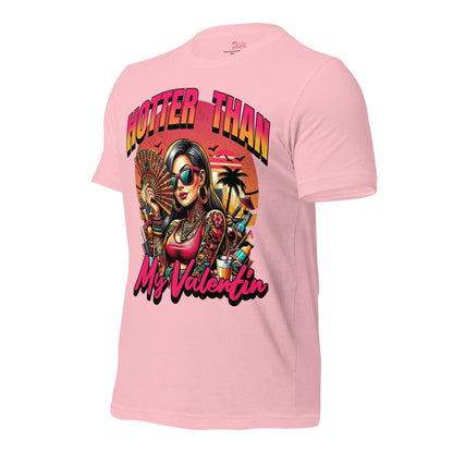 Meno-up Store T-SHIRT Valentin's Edition - Hotter than my valentin Tee
