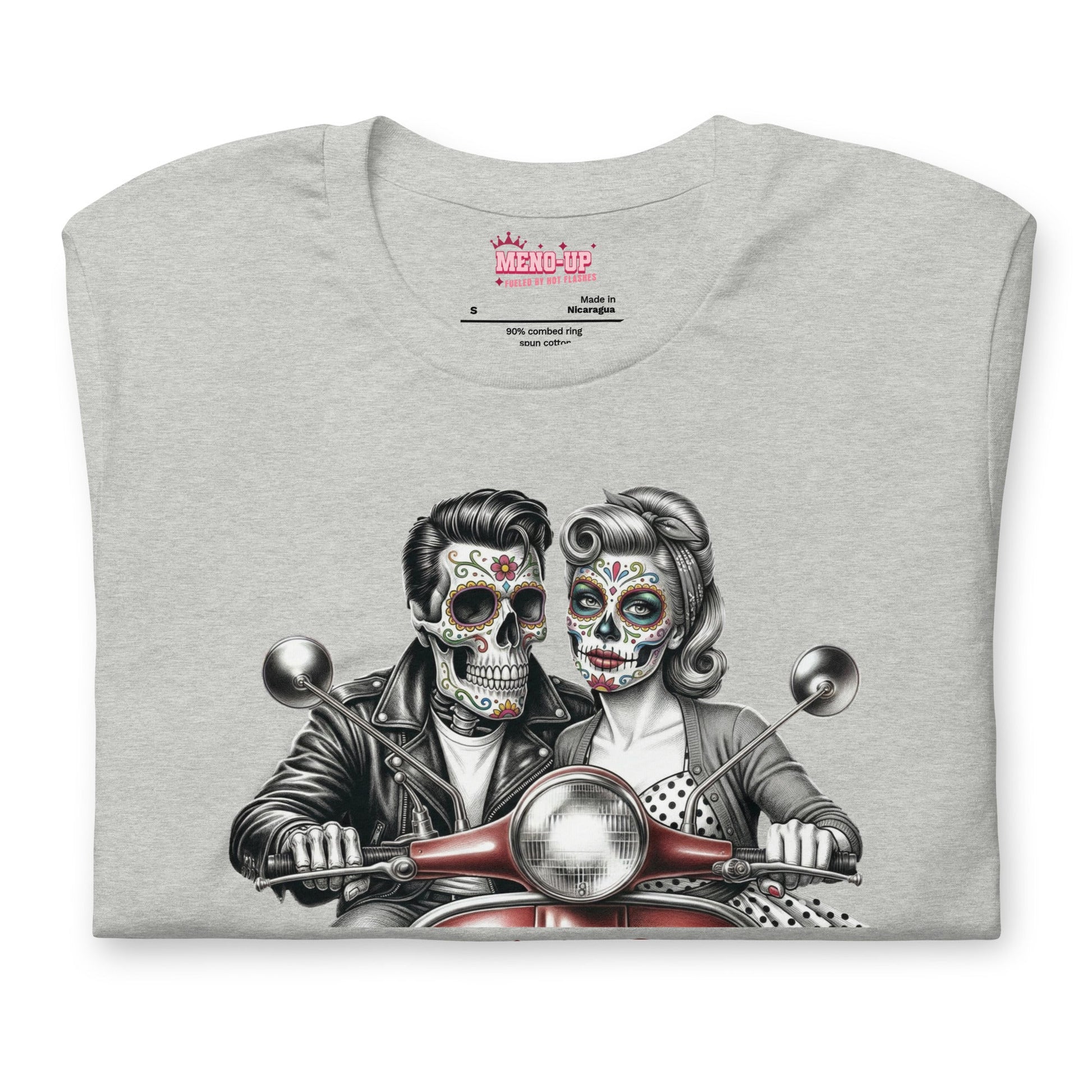 Meno-up Store T-SHIRT Valentine's Edition - Midlife ride - T-shirt