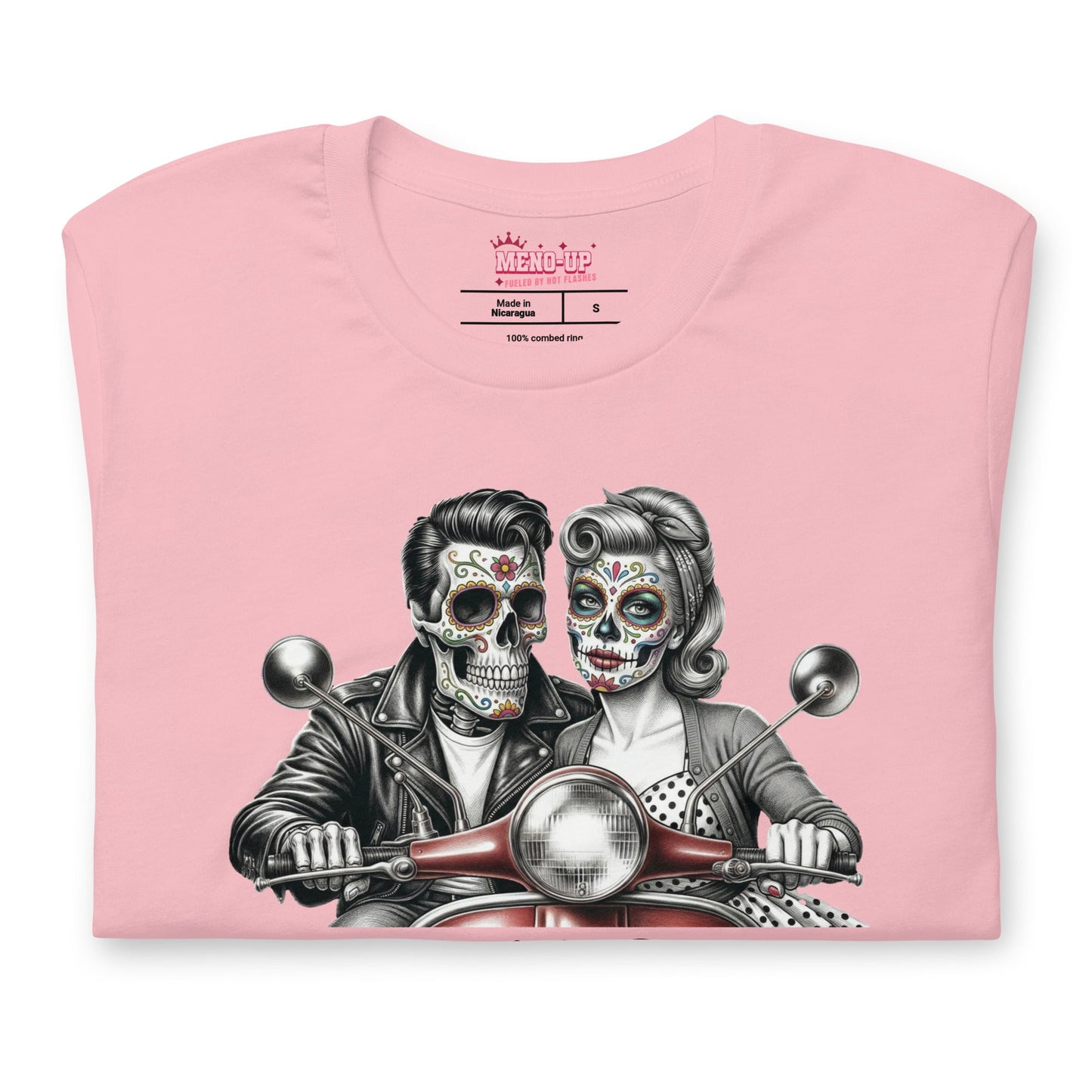 Meno-up Store T-SHIRT Valentine's Edition - Midlife ride - T-shirt