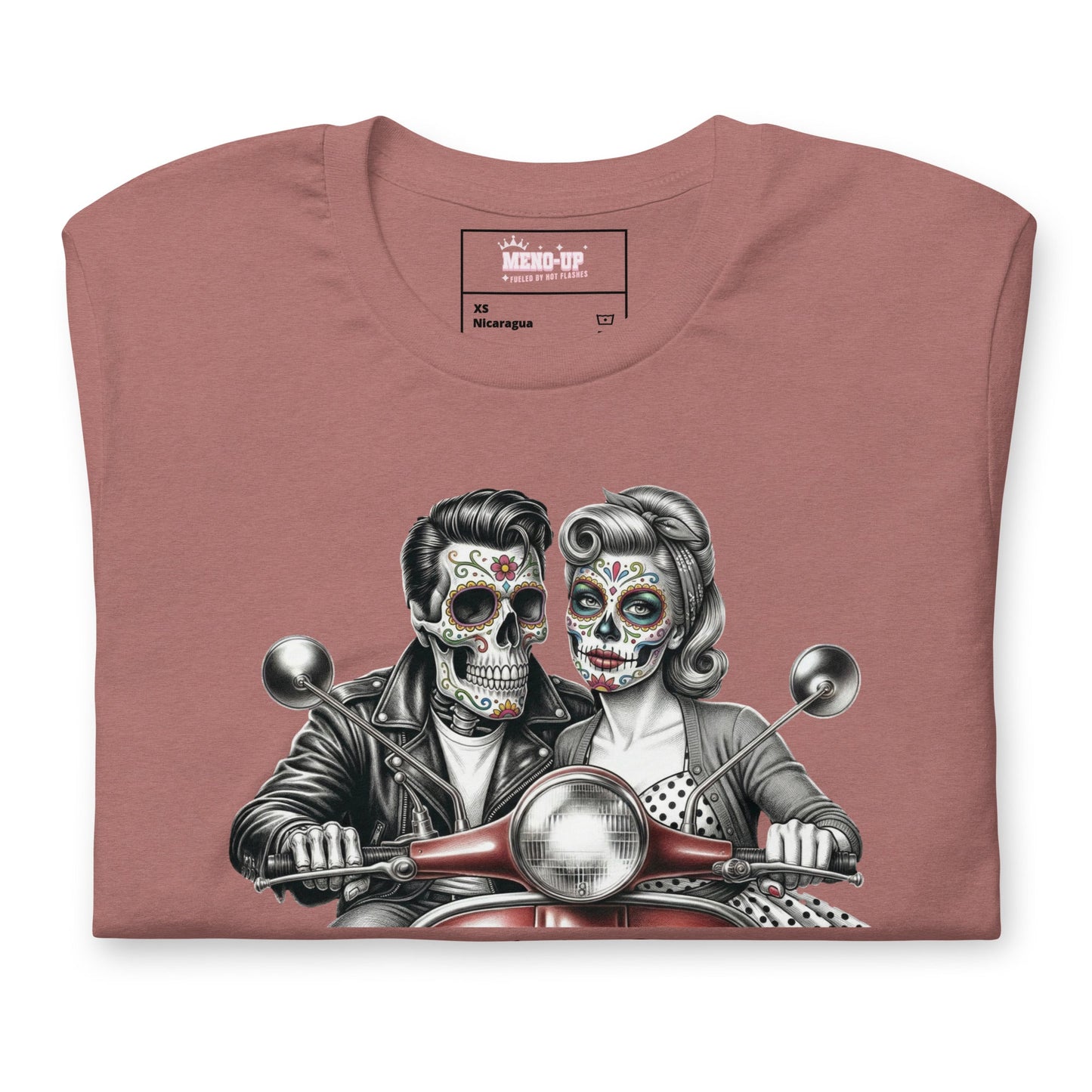 Meno-up Store T-SHIRT Valentine's Edition - Midlife ride - T-shirt