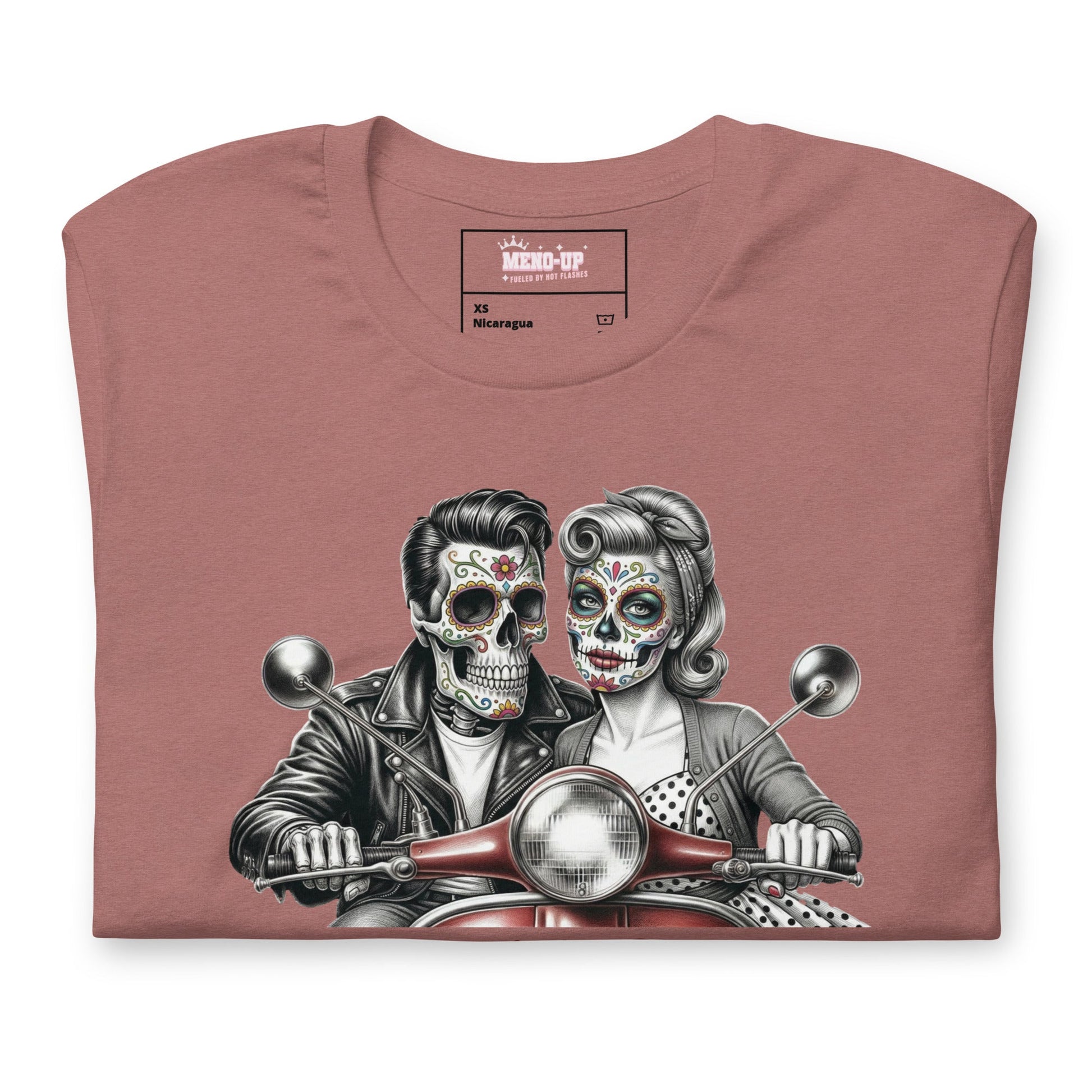 Meno-up Store T-SHIRT Valentine's Edition - Midlife ride - T-shirt