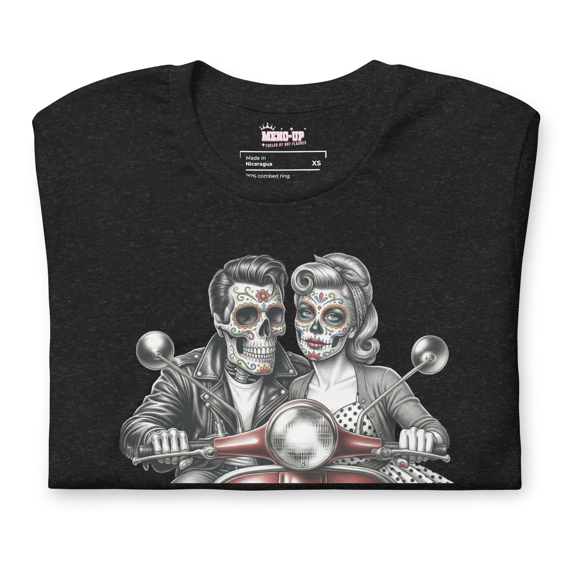 Meno-up Store T-SHIRT Valentine's Edition - Midlife ride - T-shirt