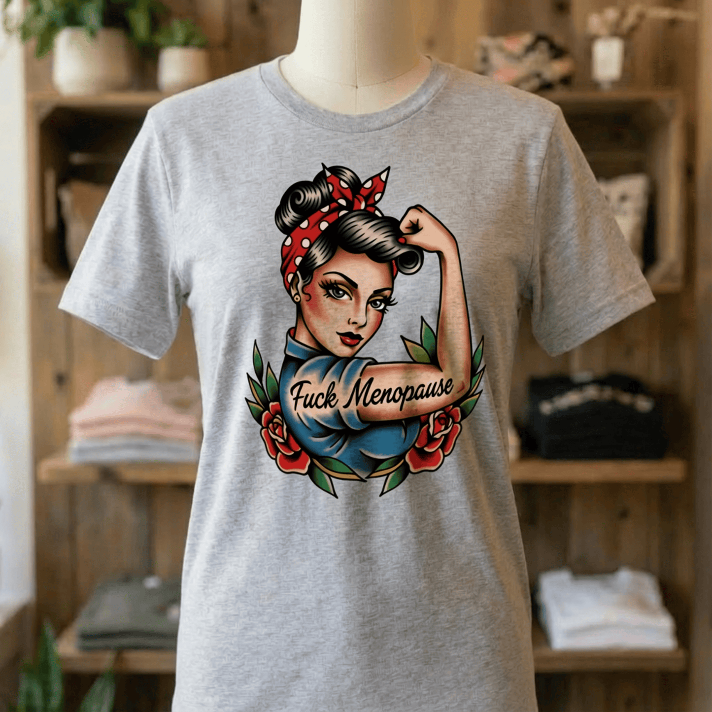 Meno-up Store T-SHIRT XS F** Menopause - T-shirt